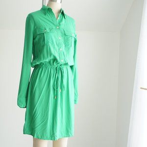 *NWT* Ralph Lauren Green Shirt Dress Size 4